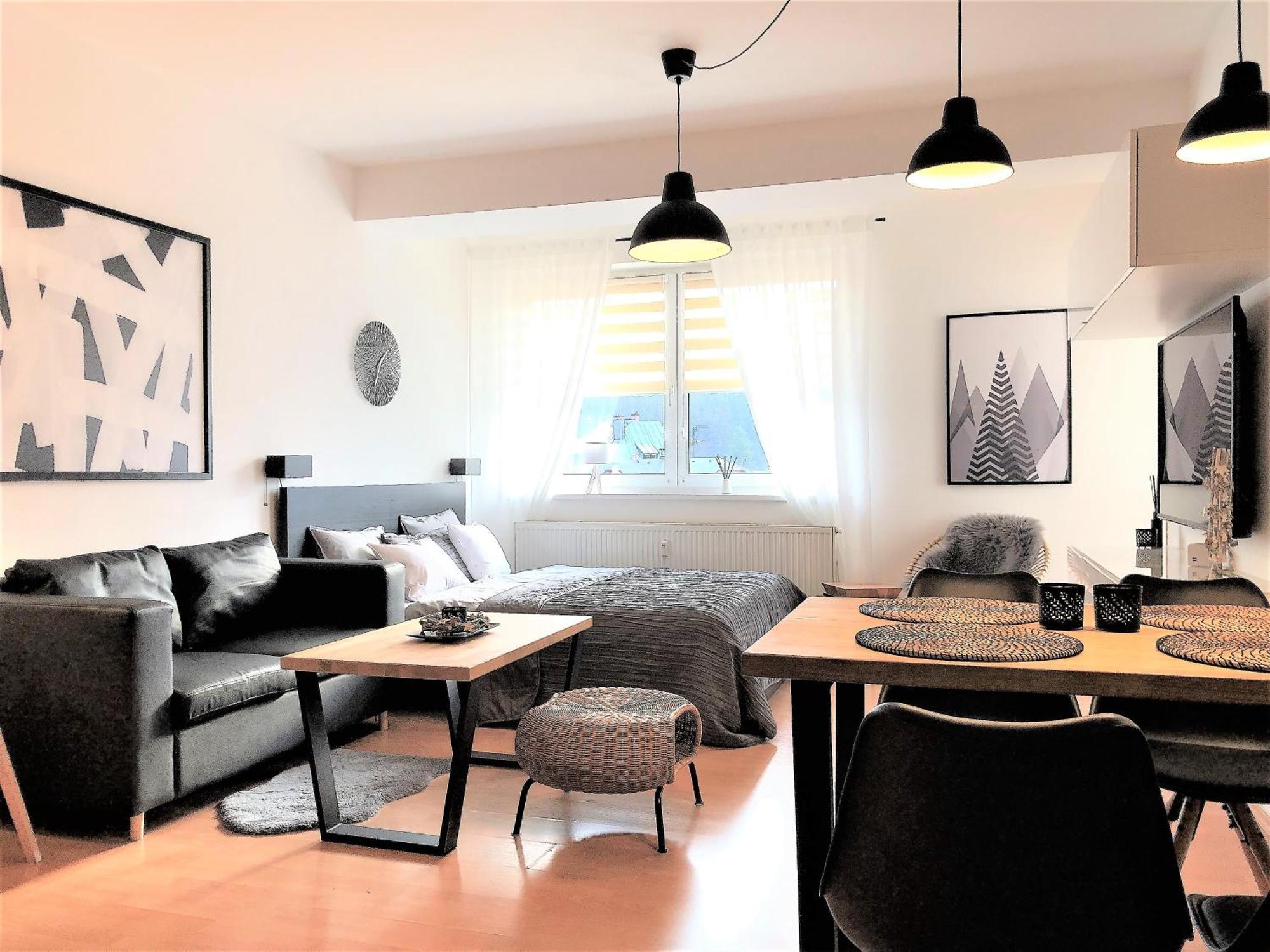 Апартаменты Apartman U Sklarny Гаррахов Экстерьер фото